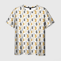 Мужская футболка Денежные Знаки Доллара