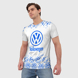Футболка мужская Volkswagen фольксваген, цвет: 3D-принт — фото 2