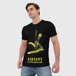 Футболка мужская Nirvana Нирвана, цвет: 3D-принт — фото 2