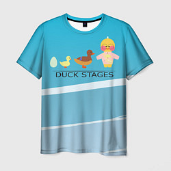 Футболка мужская Duck stages 3D, цвет: 3D-принт