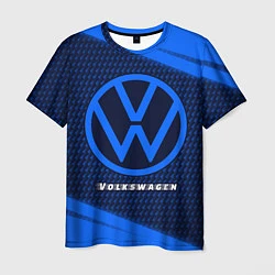 Футболка мужская VOLKSWAGEN Volkswagen Абстракция, цвет: 3D-принт
