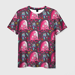 Мужская футболка Пришельцы - осьминоги