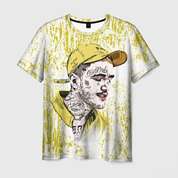 Мужская футболка Lil Peep CryBaby Yellow Лил Пип