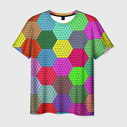 Футболка мужская Геометрический узор Pattern, цвет: 3D-принт