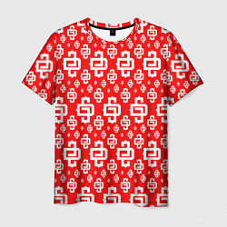 Футболка мужская Red Pattern Dope Camo Dope Street Market Спина, цвет: 3D-принт