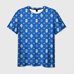 Мужская футболка Узор Blue Dope Ski Mask Camo Dope Street Market
