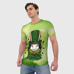Футболка мужская Кролик в шляпе, цвет: 3D-принт — фото 2