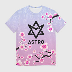 Мужская футболка ASTRO ЦВЕТЫ САКУРЫ
