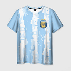 Футболка мужская Сборная Аргентины Современная форма, цвет: 3D-принт