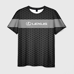 Футболка мужская Lexus соты, цвет: 3D-принт
