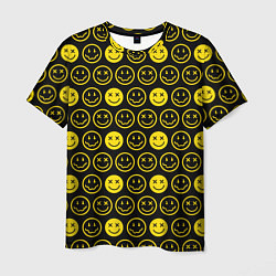 Мужская футболка Nirvana смайлики