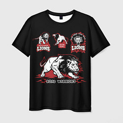 Мужская футболка Дикий Лев Wild Lion