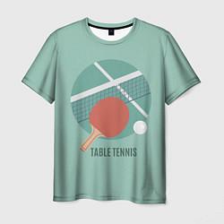 Футболка мужская TABLE TENNIS Теннис, цвет: 3D-принт