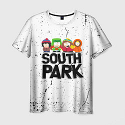 Футболка мужская Южный парк мультфильм - персонажи South Park, цвет: 3D-принт