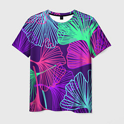 Мужская футболка Neon color pattern Fashion 2023