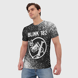Футболка мужская Blink 182 КОТ Спрей, цвет: 3D-принт — фото 2