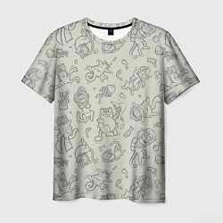 Мужская футболка Морские Котики: Серый