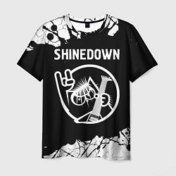 Мужская футболка Shinedown КОТ Краска