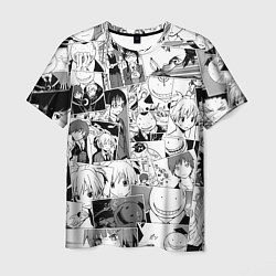 Мужская футболка Ansatsu kyoshitsu pattern