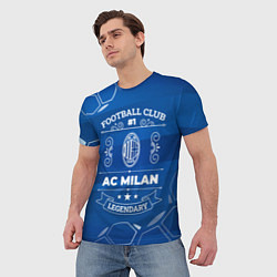 Футболка мужская AC Milan Legends, цвет: 3D-принт — фото 2
