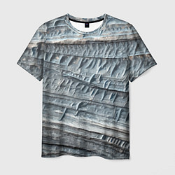 Мужская футболка Текстура скалы Mountain Stone