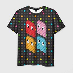 Мужская футболка Pac-man пиксели