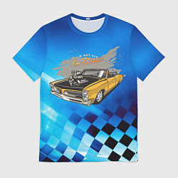 Мужская футболка Желтая классическая машина