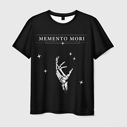 Мужская футболка Memento Mori Надпись