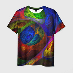 Мужская футболка Абстрактная мультивселенная паттерн Abstraction