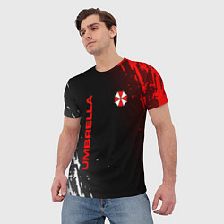 Футболка мужская Resident evil амбрелла, цвет: 3D-принт — фото 2