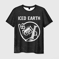 Футболка мужская Iced Earth - КОТ - Гранж, цвет: 3D-принт