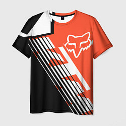 Футболка мужская FOX X KTM Сollaboration, цвет: 3D-принт