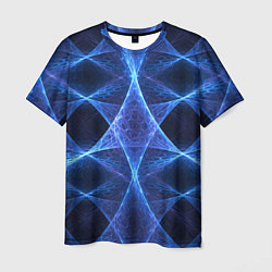 Мужская футболка Объёмный геометрический паттерн Volumetric geometr