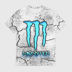Мужская футболка MONSTER WHITE БЕЛЫЙ МОНСТР