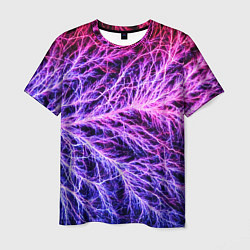 Мужская футболка Авангардный неоновый паттерн Мода Avant-garde neon