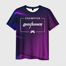 Мужская футболка Ghostrunner Gaming Champion: рамка с лого и джойст