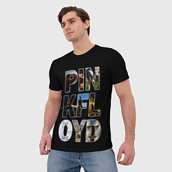 Футболка мужская PINK FLOYD АЛЬБОМЫ, цвет: 3D-принт — фото 2