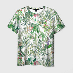 Мужская футболка Цветы Летний Ботанический Букет