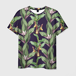 Мужская футболка Цветы Орхидеи