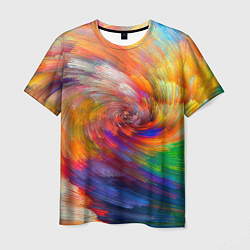 Мужская футболка MULTICOLORED SWIRLS
