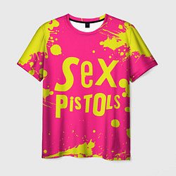 Футболка мужская Sex Pistols Yellow Logo, цвет: 3D-принт