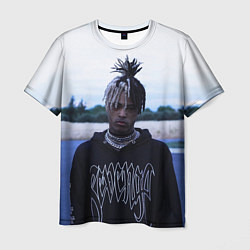 Мужская футболка XXXTentacion in a revenge hoodie