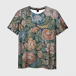 Мужская футболка Floral pattern Цветочный паттерн