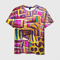 Мужская футболка Африканские яркие мотивы