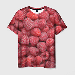 Мужская футболка Малина - ягоды