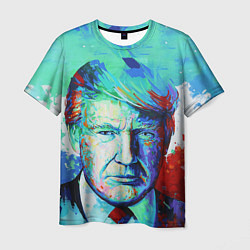 Мужская футболка Дональд Трамп арт