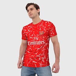 Футболка мужская Arsenal fly emirates sport, цвет: 3D-принт — фото 2