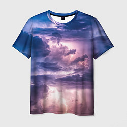 Мужская футболка Stormy sky