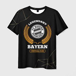 Мужская футболка Лого Bayern и надпись Legendary Football Club на т