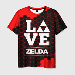 Футболка мужская Zelda Love Классика, цвет: 3D-принт